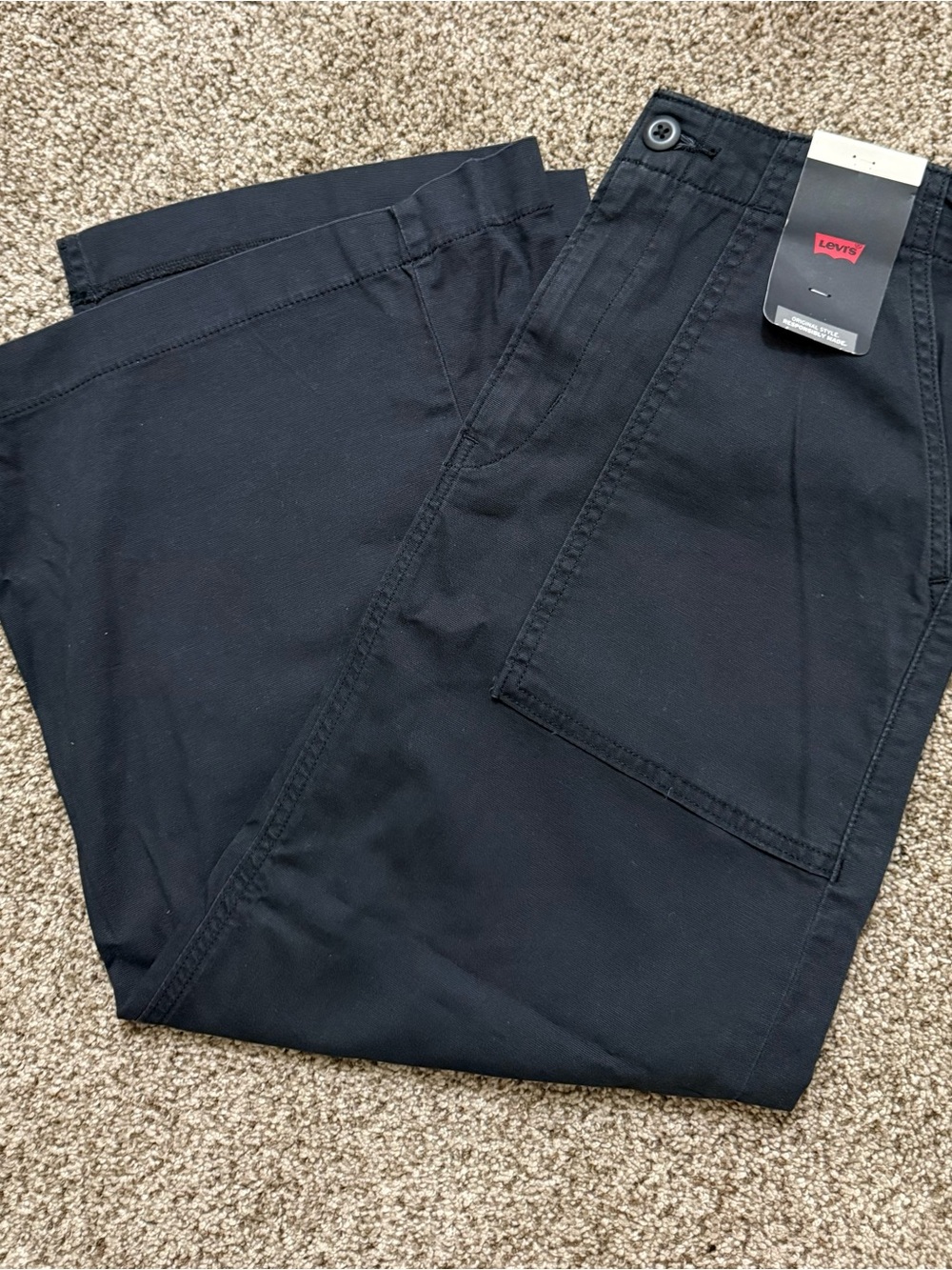 Levi's Women’s Skirts Black Cargo